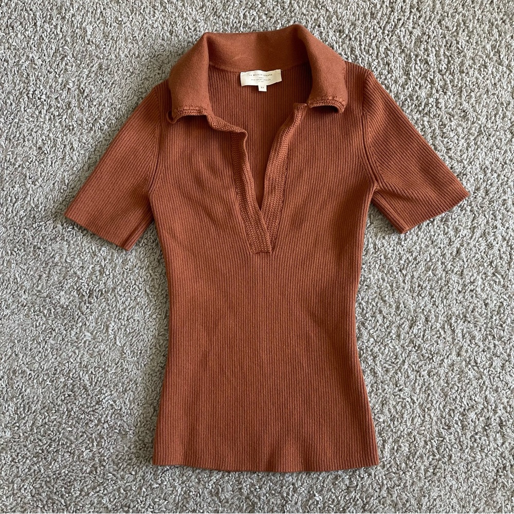 Sezane Eloy Short Sleeve Jumper